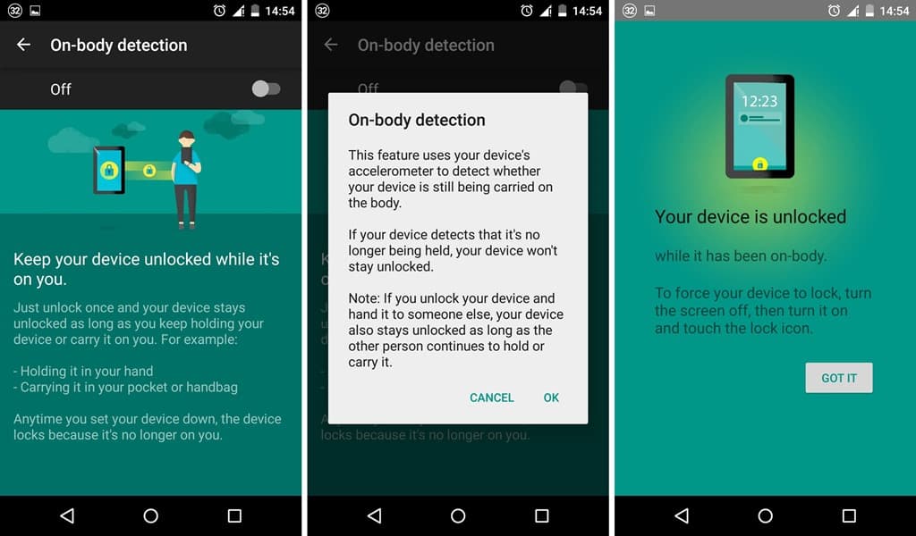 google-android-on-body-detection