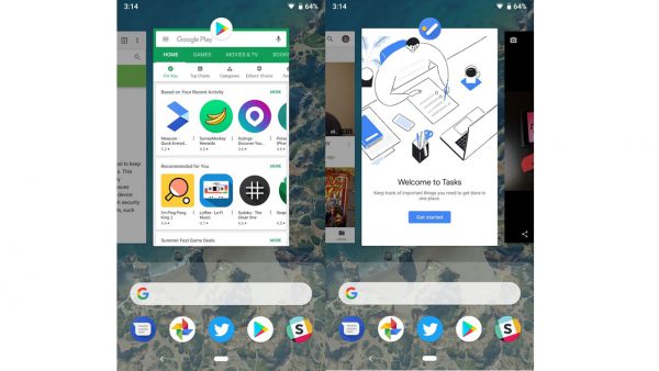 Cómo usar el nuevo selector de aplicaciones en Android Pie