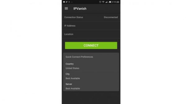 Cómo conectarse o cambiar a un servidor IPVanish en Android