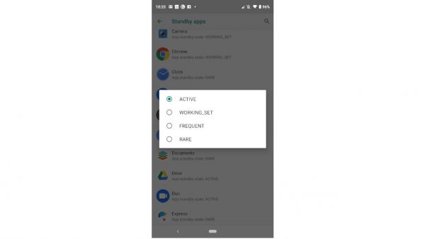 Cómo usar Android Pie con aplicaciones Standby