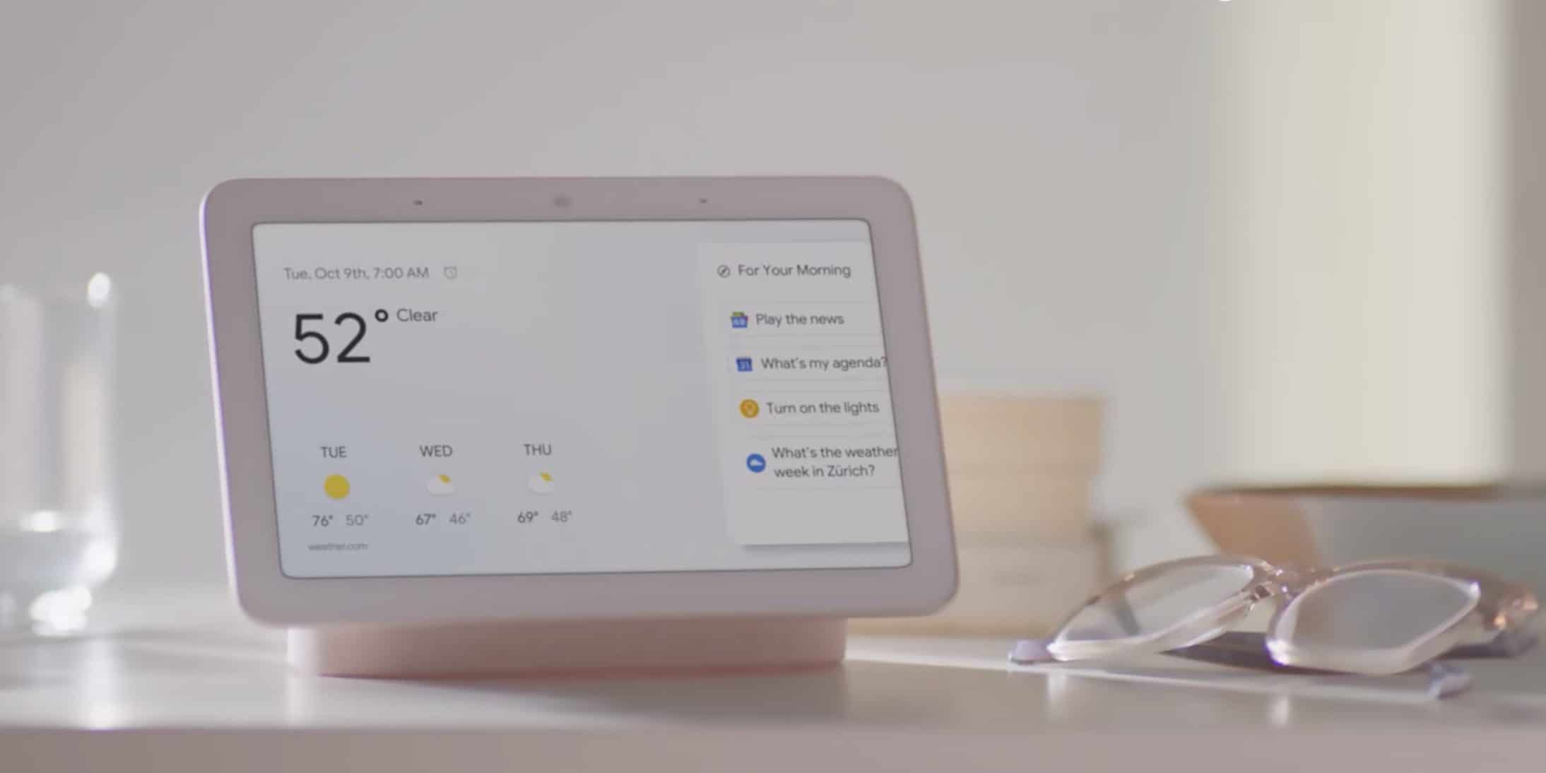 Google anuncia Google Home Hub: Un altavoz inteligente de 7 pulgadas