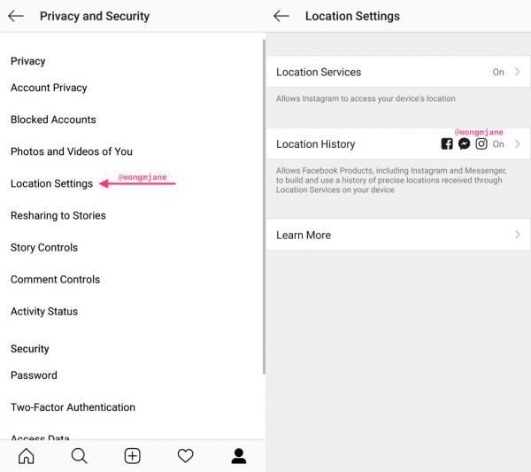 Instagram prueba función que compartiría tu ubicación con Facebook