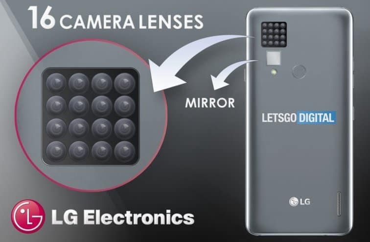 LG presenta una patente de un teléfono con 16 cámaras ¡IMPRESIONANTE!
