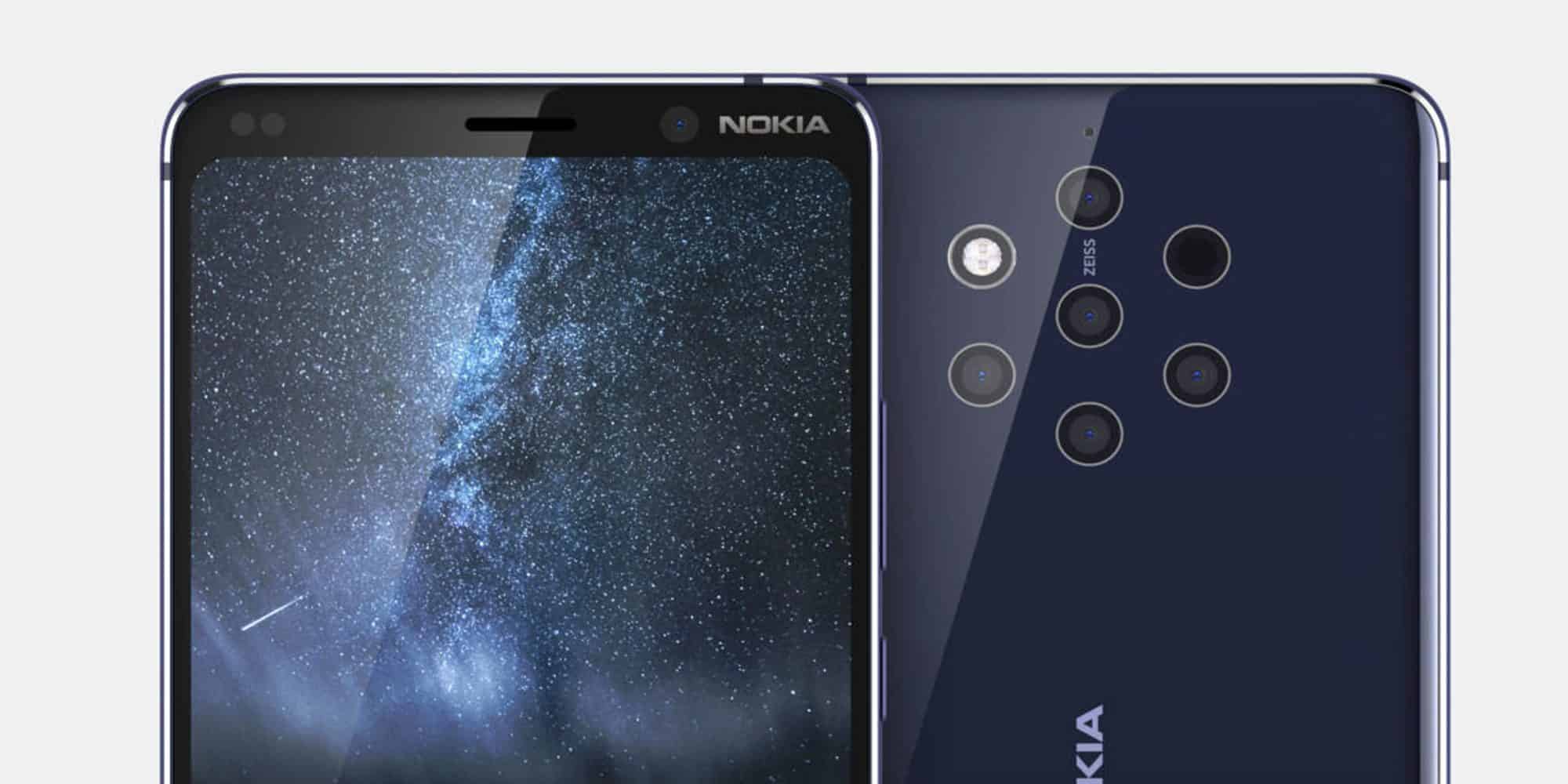 Teléfono Nokia 9 trae 5 cámaras en su espalda ¡Filtrado!