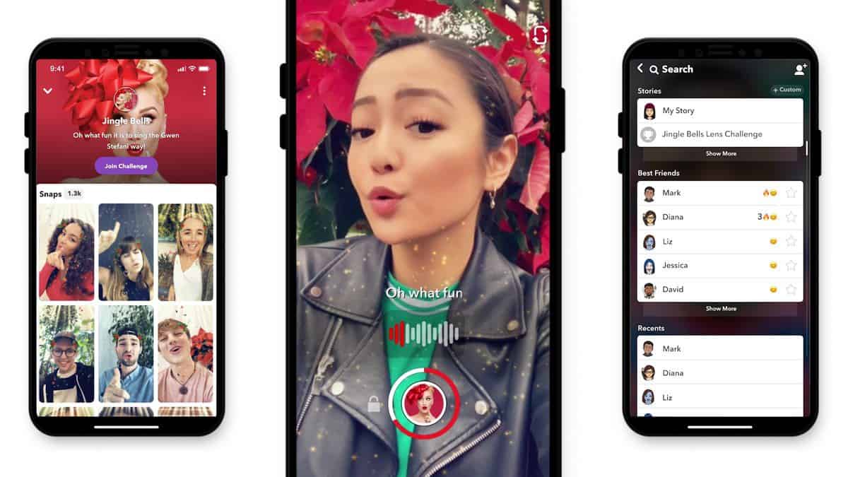 Snapchat Desafíos con Lentes: Una nueva función inspirada en TikTok