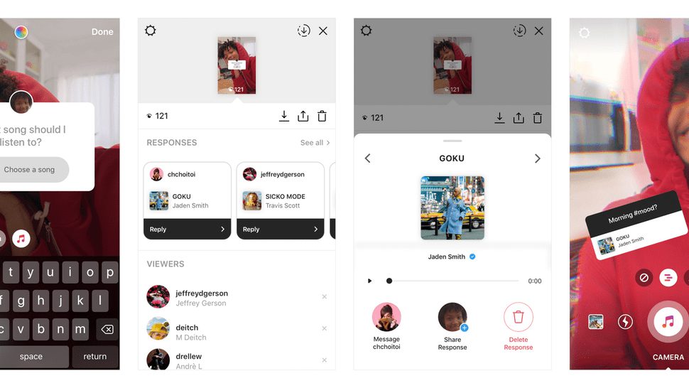 Instagram Stories estrena 3 funciones: Stickers musicales, más Q&A y contadores