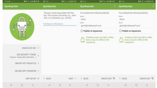 Cómo enviar email cifrado en Android usando OpenKeychain