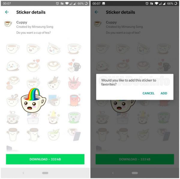 WhatsApp: Ahora puedes descargar Stickers individualmente