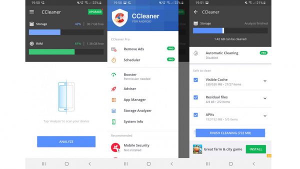 5 aplicaciones de Android para limpiar tu móvil