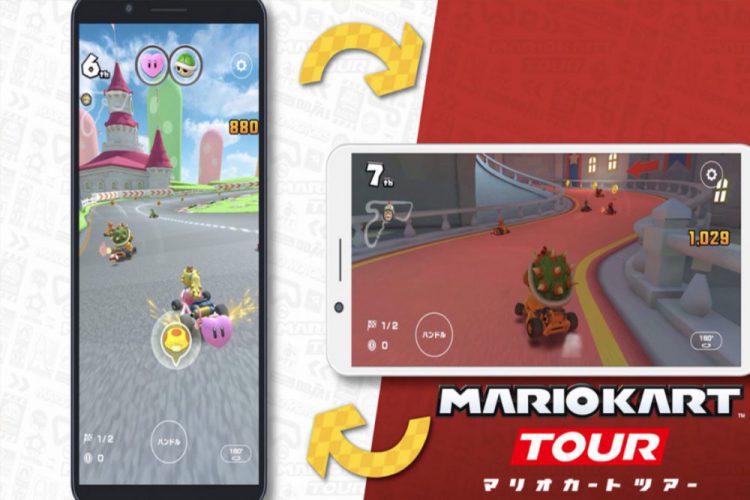 Modo apaisado de Mario Kart Tour ya está disponible en Android